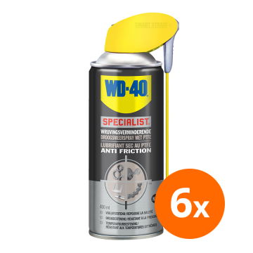 WD-40 Reibungsreduzierendes PTFE Trockenschmierspray 400 ml - 6 Stück