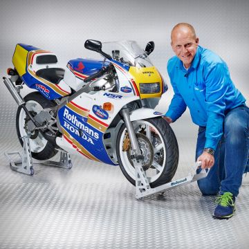 MotoGP Motorrad Montageständer (Vorderrad + Hinterrad) - Aluminium