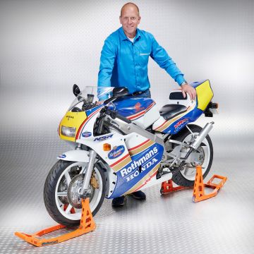 Motorrad Montageständer MotoGP (Vorderrad + Hinterrad) - KTM Orange