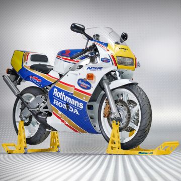 Motorrad Montageständer MotoGP (Vorderrad + Hinterrad) - Suzuki Gelb