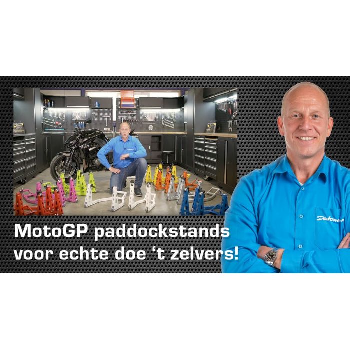Motorrad Montageständer MotoGP (Vorderrad + Hinterrad) - Gold
