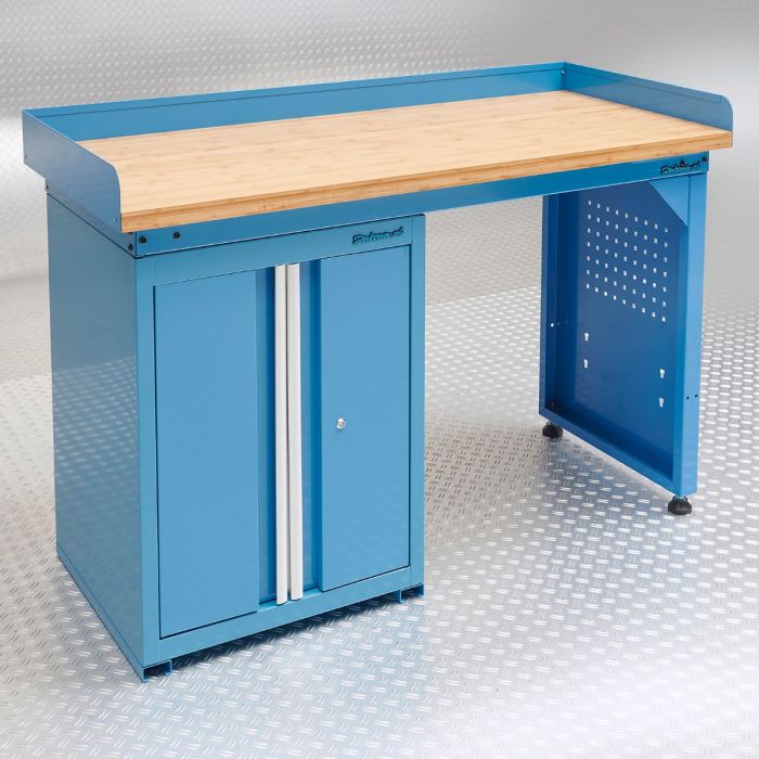 Werkbank PRO 150 cm Werkstattschrank mit - - online Versand blau kaufen Kostenloser